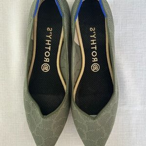 Rothy's size 10 green quartz --RETIRED